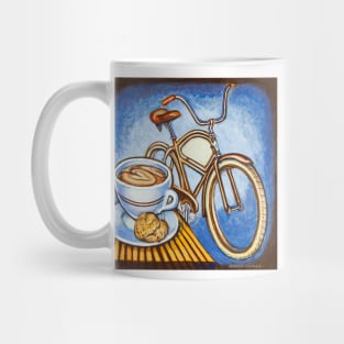 Brown Electra delivery bicycle coffee and amaretti Mug